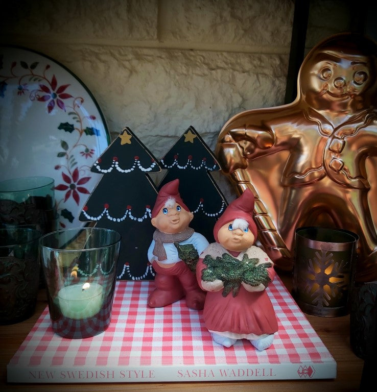 Trip Trap Maiken and Marcus Christmas Pixie Figurines