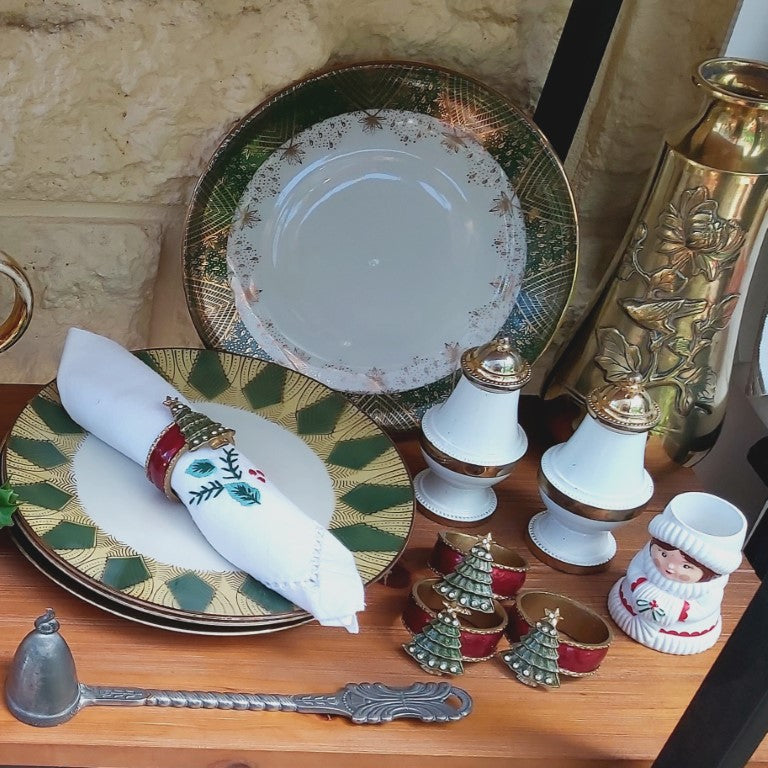 Set of 4 Vintage Bavarian Winterling Plates