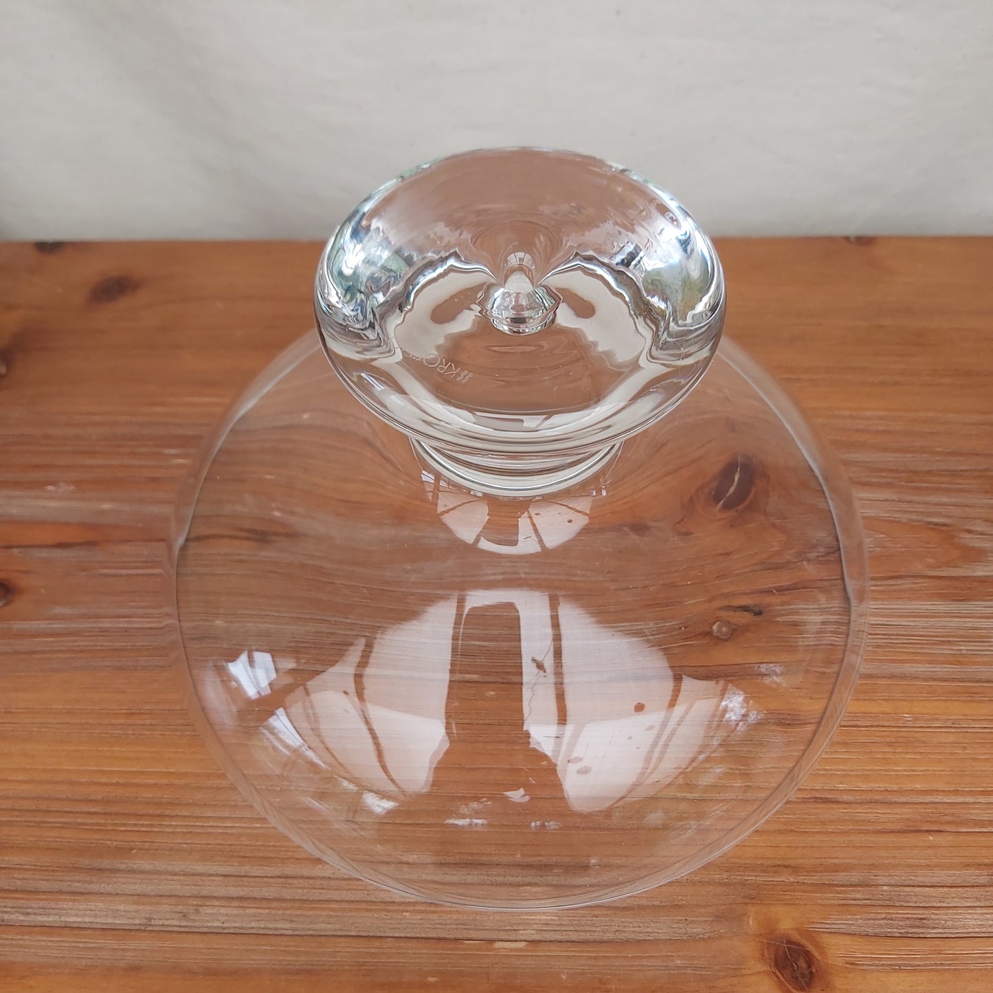 Krosno Poland Crystal Pedestal Bowl