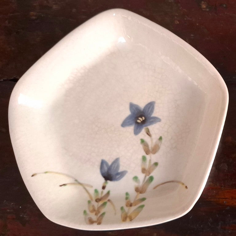 Japanese Tachikichi Tachibana Yoshi Pentagon Dishes Set of 4
