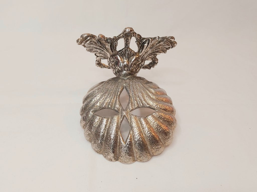 Vintage Pewter Wall Hung Shell Soap Dish