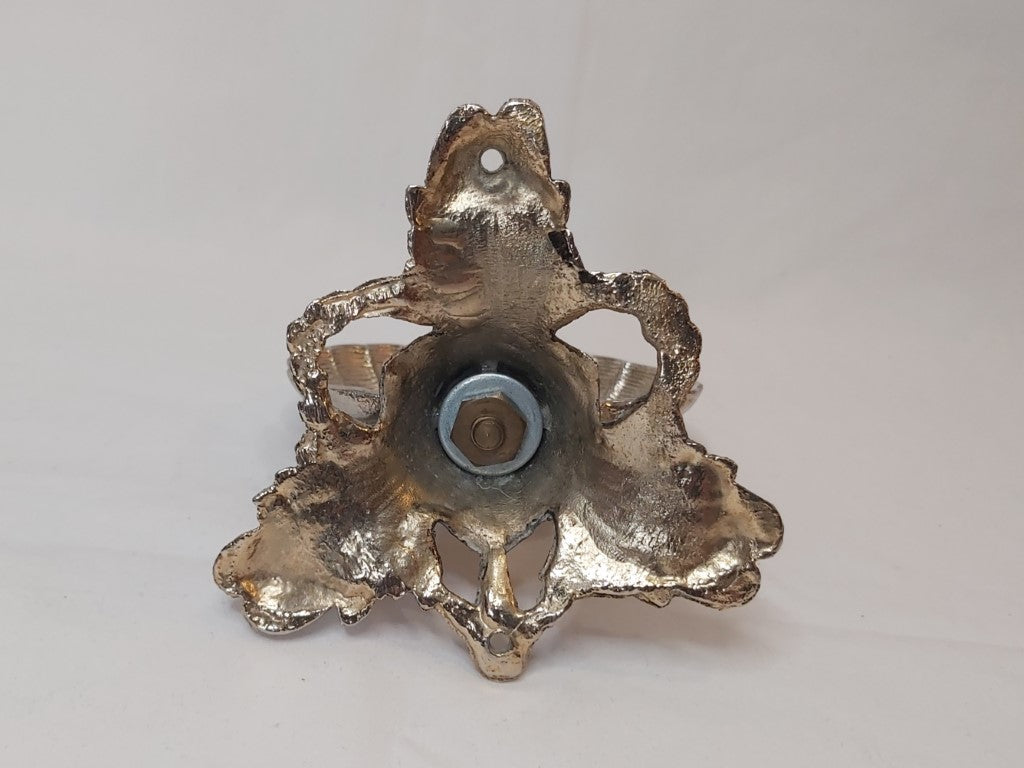 Vintage Pewter Wall Hung Shell Soap Dish