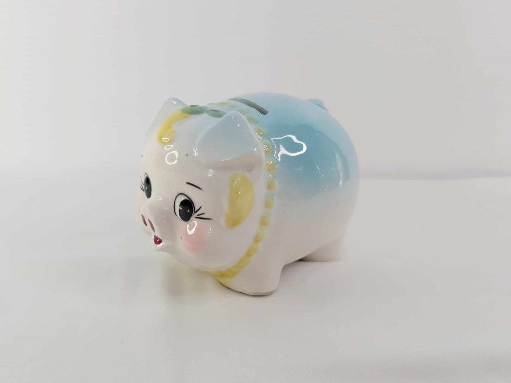 Vintage 50's Westpac Japan Ceramic Piggy Bank