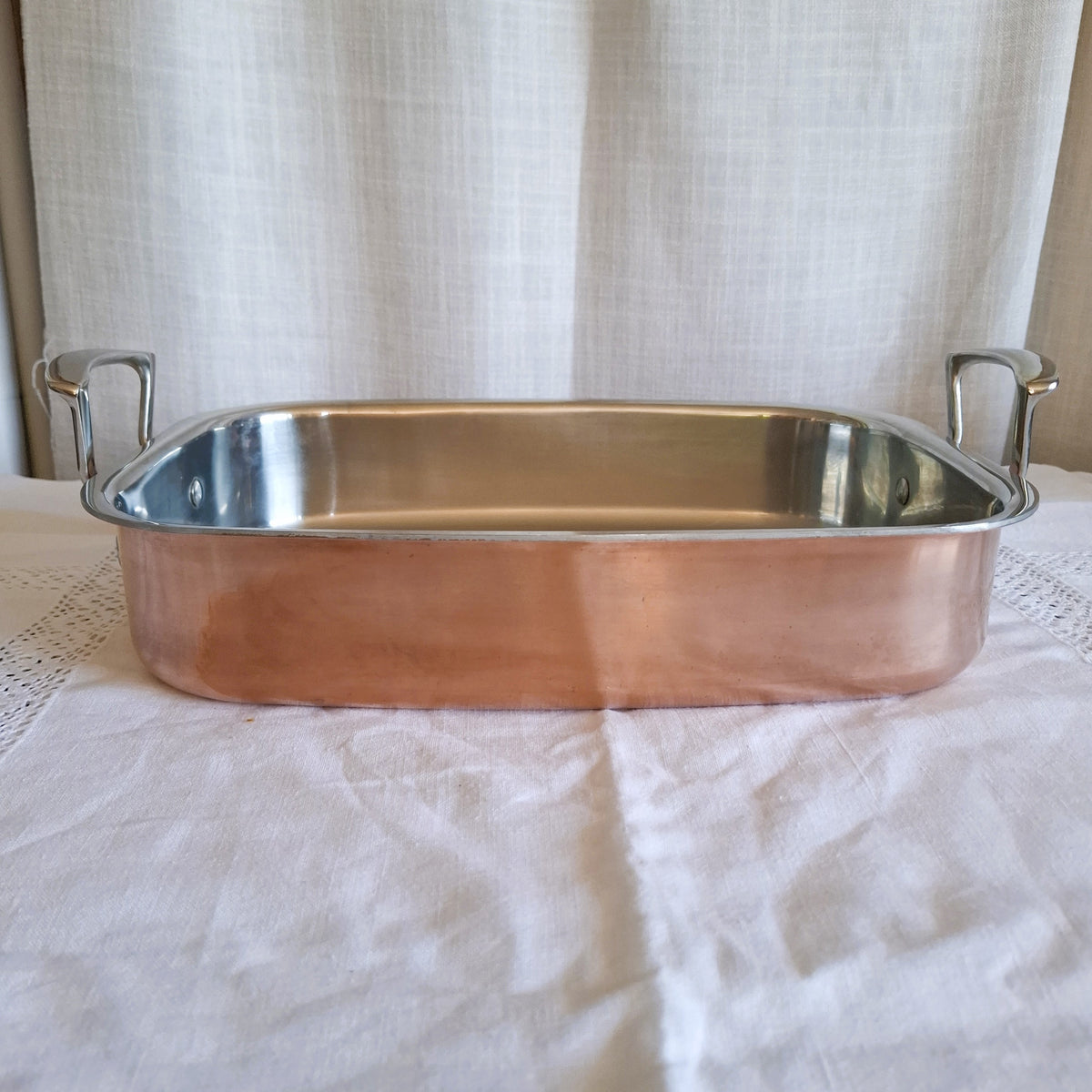 Preloved Chasseur Escoffier Copper Roasting Pan