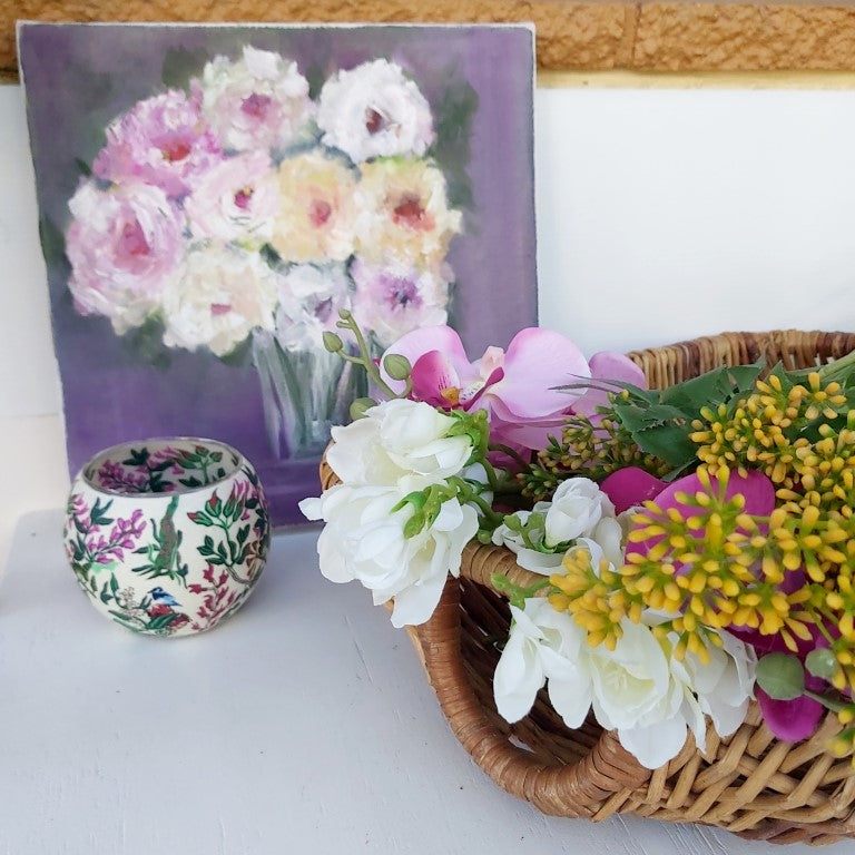 Small Cottage Bouquet Original Painting by Hayley Henderson