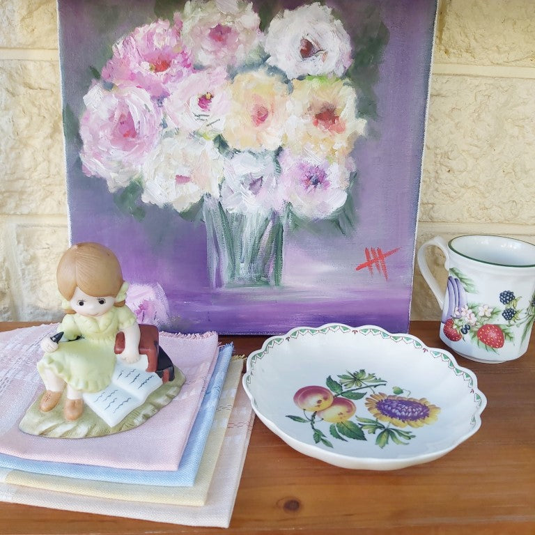 Small Cottage Bouquet Original Painting by Hayley Henderson