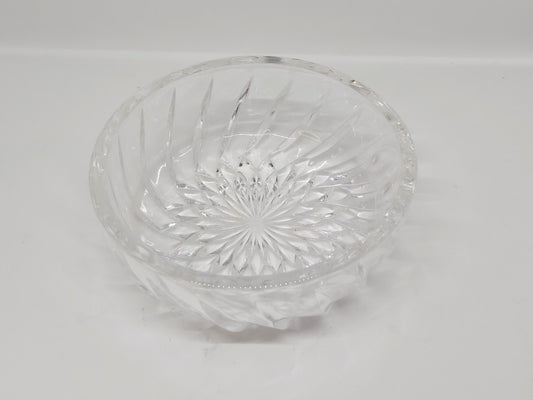 Crystal Swirl Trinket or Sweets Dish
