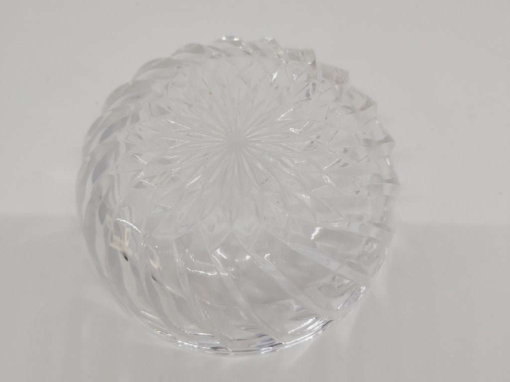 Crystal Swirl Trinket or Sweets Dish
