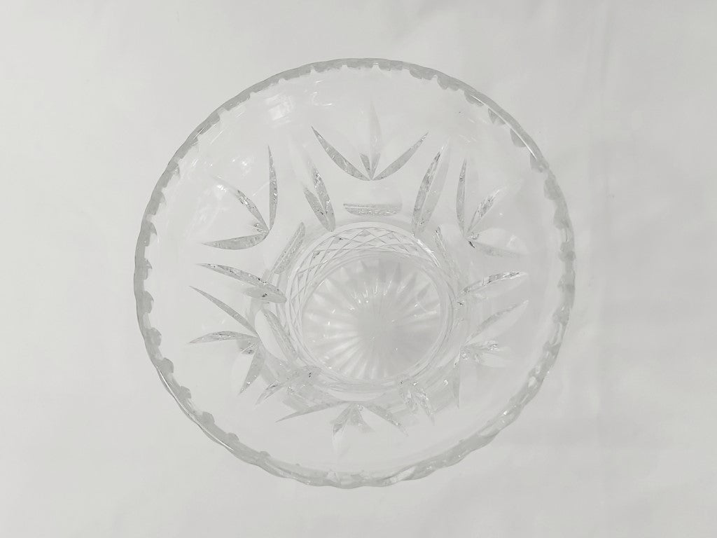 Rare Harbridge English Crystal Vase Pre 1950's