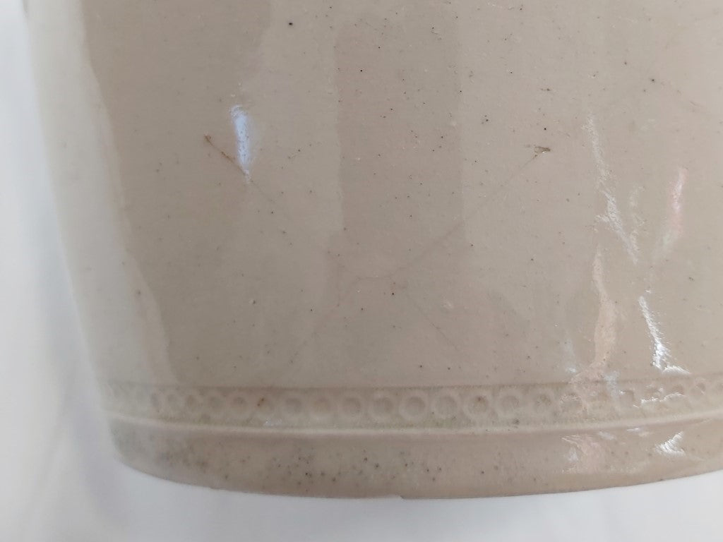 Antique Scottish Eagle Pottery Crock