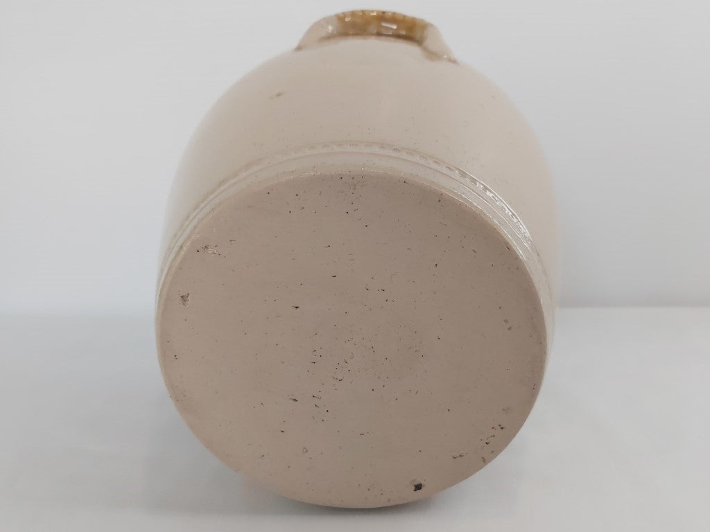 Antique Scottish Eagle Pottery Crock