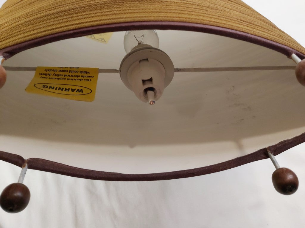 MCM Oval Table Lamp with Atomic Feet