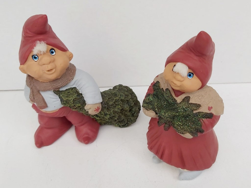 Trip Trap Maiken and Marcus Christmas Pixie Figurines
