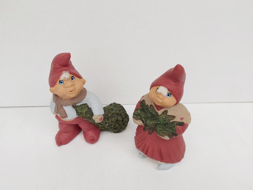 Trip Trap Maiken and Marcus Christmas Pixie Figurines