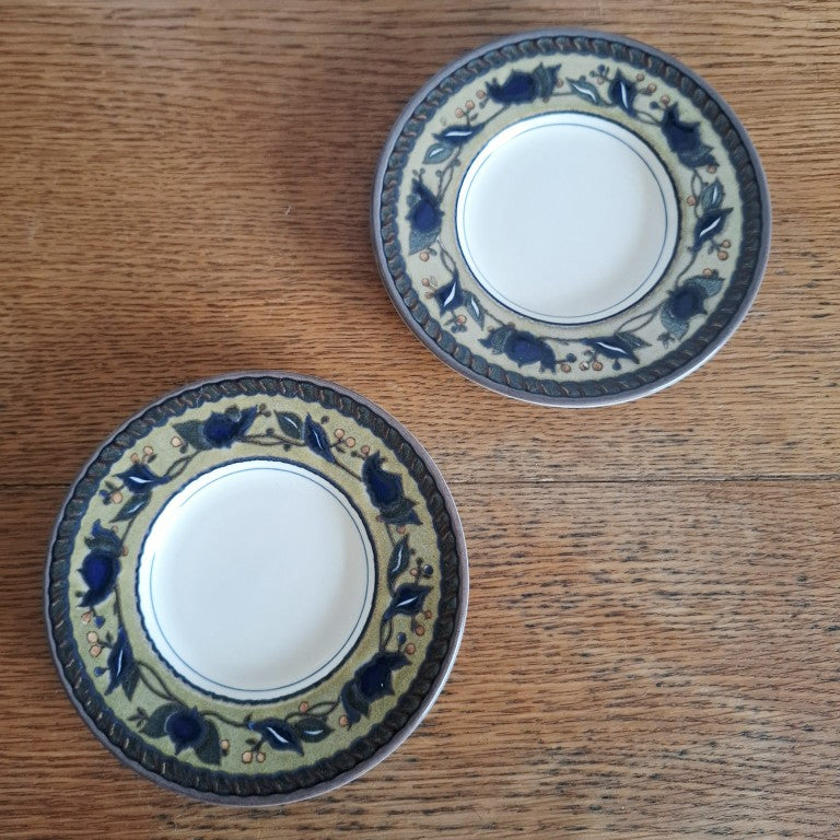 Mikasa Intaglio Arabella Pair of Demitasse Saucers