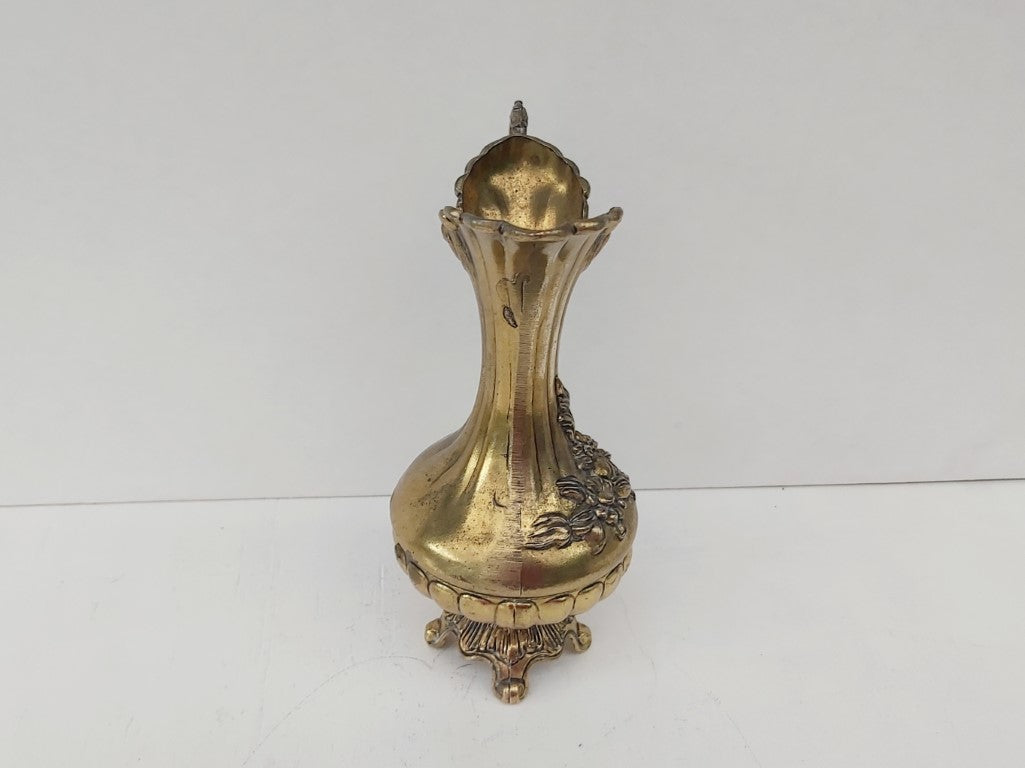 Ornate Italian Brass Pitcher / Vase