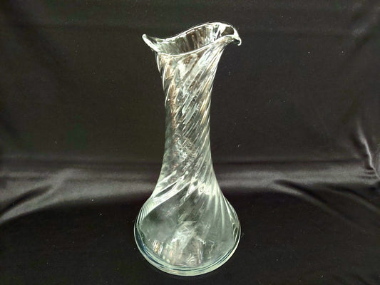 Orrefors Sweden Helena Optic Spiral Wine Carafe
