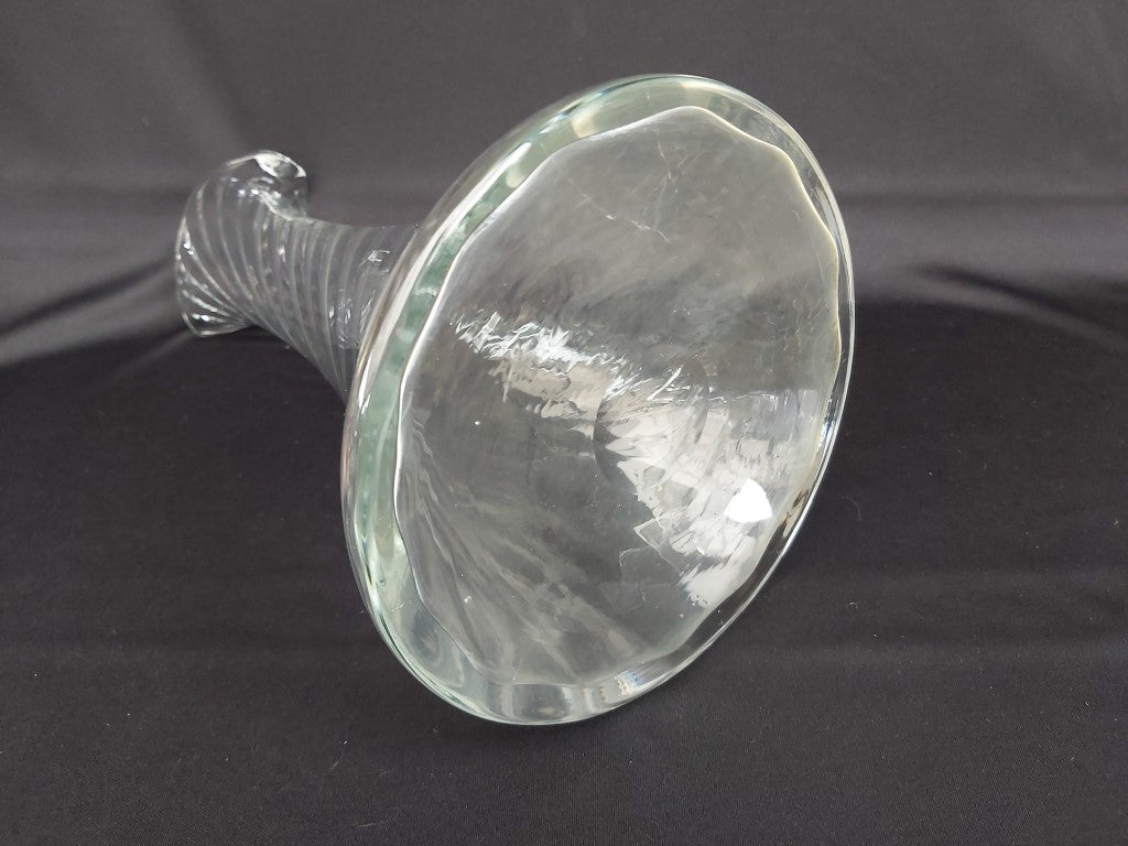 Orrefors Sweden Helena Optic Spiral Wine Carafe