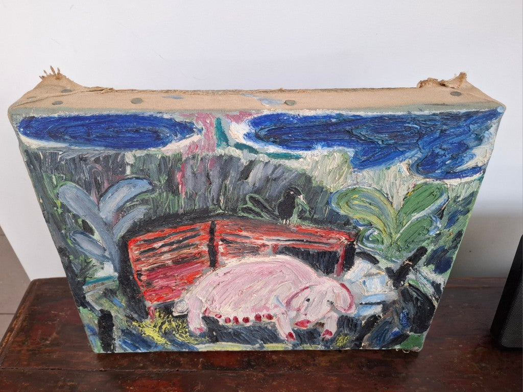 Pig Painting by M P Willis
