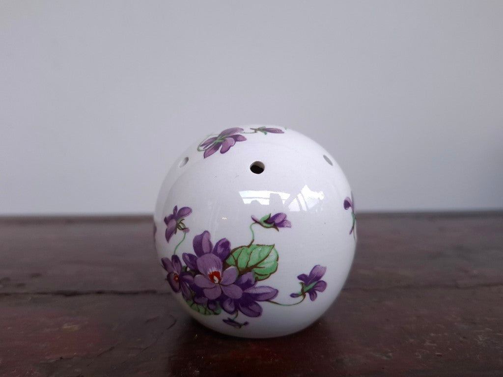 English Vintage Violets Pomander