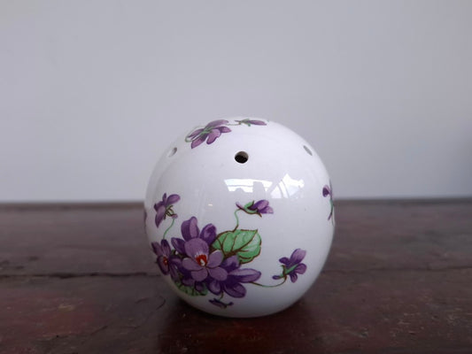 English Vintage Violets Pomander