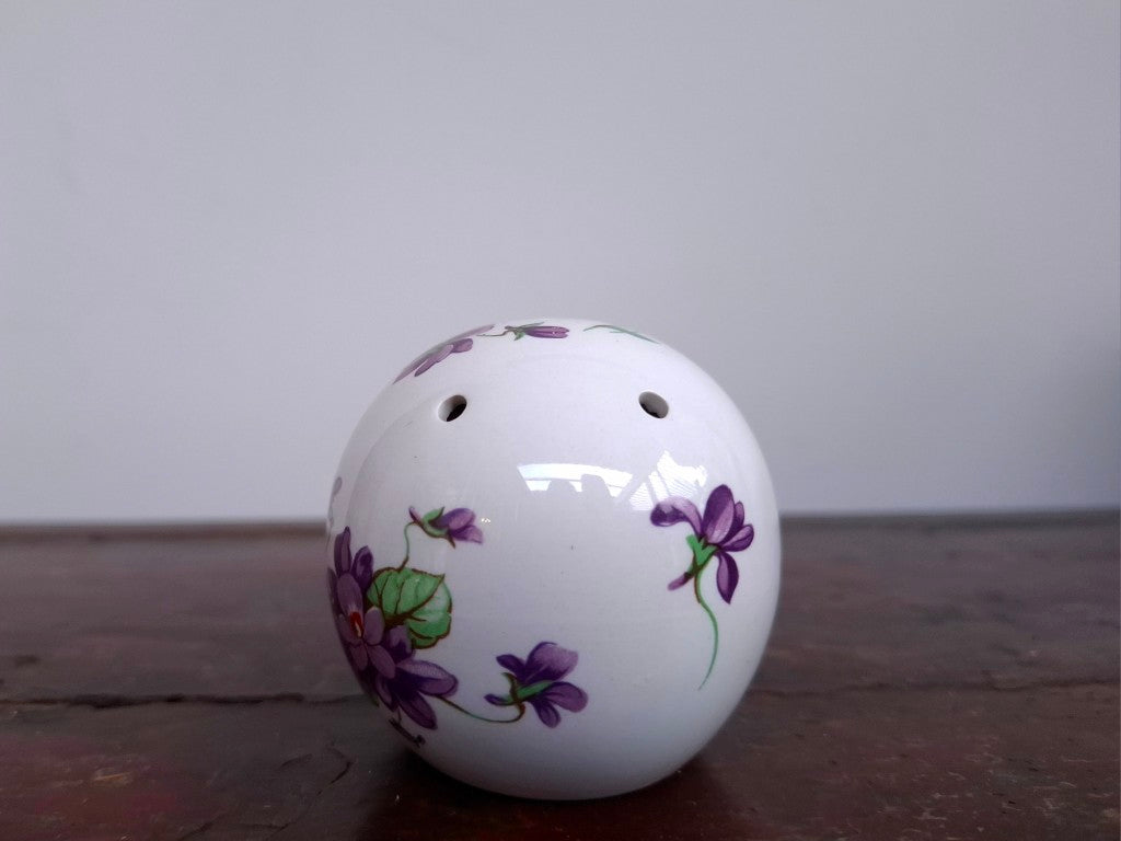 English Vintage Violets Pomander