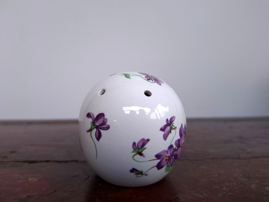 English Vintage Violets Pomander