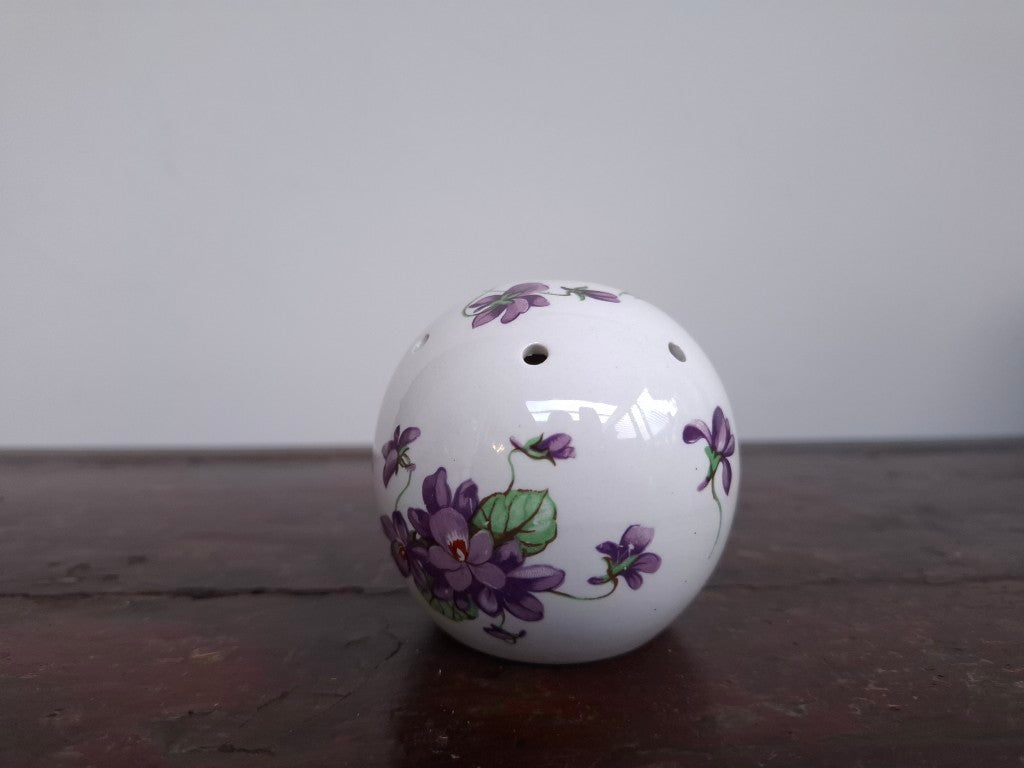 English Vintage Violets Pomander