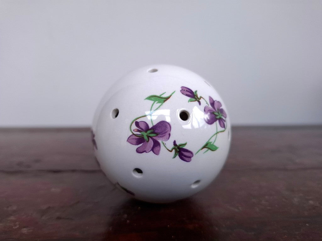 English Vintage Violets Pomander