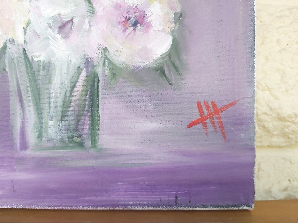 Small Cottage Bouquet Original Painting by Hayley Henderson