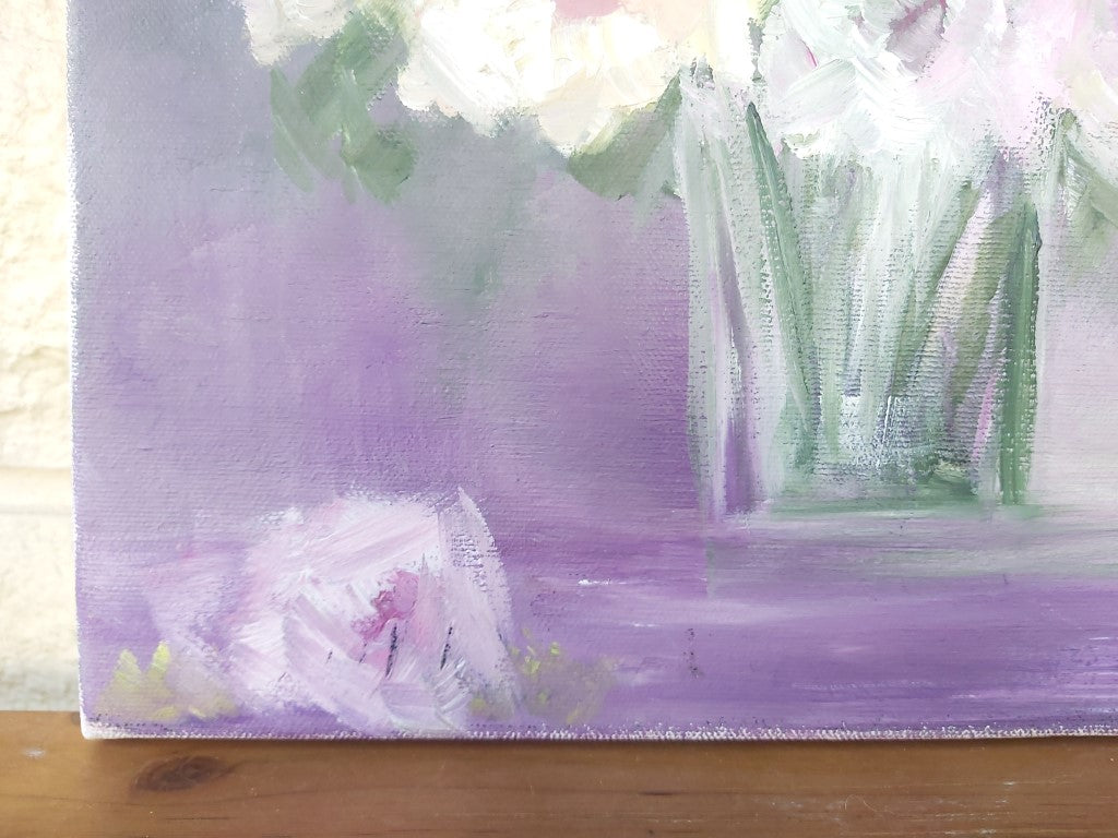 Small Cottage Bouquet Original Painting by Hayley Henderson