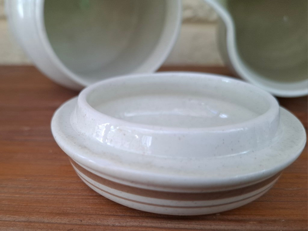 Royal Doulton Lambethware Sandsprite Milk Jug & Sugar Bowl