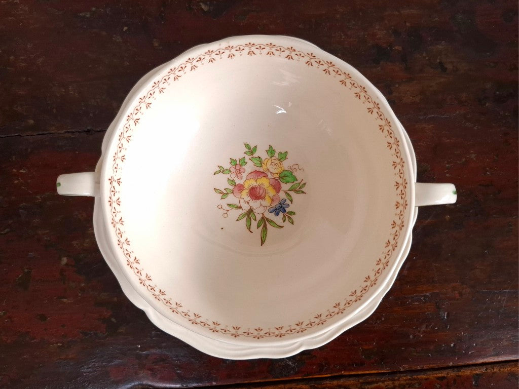 Royal Doulton The Medford Cream Soup Bowl and Side Plate