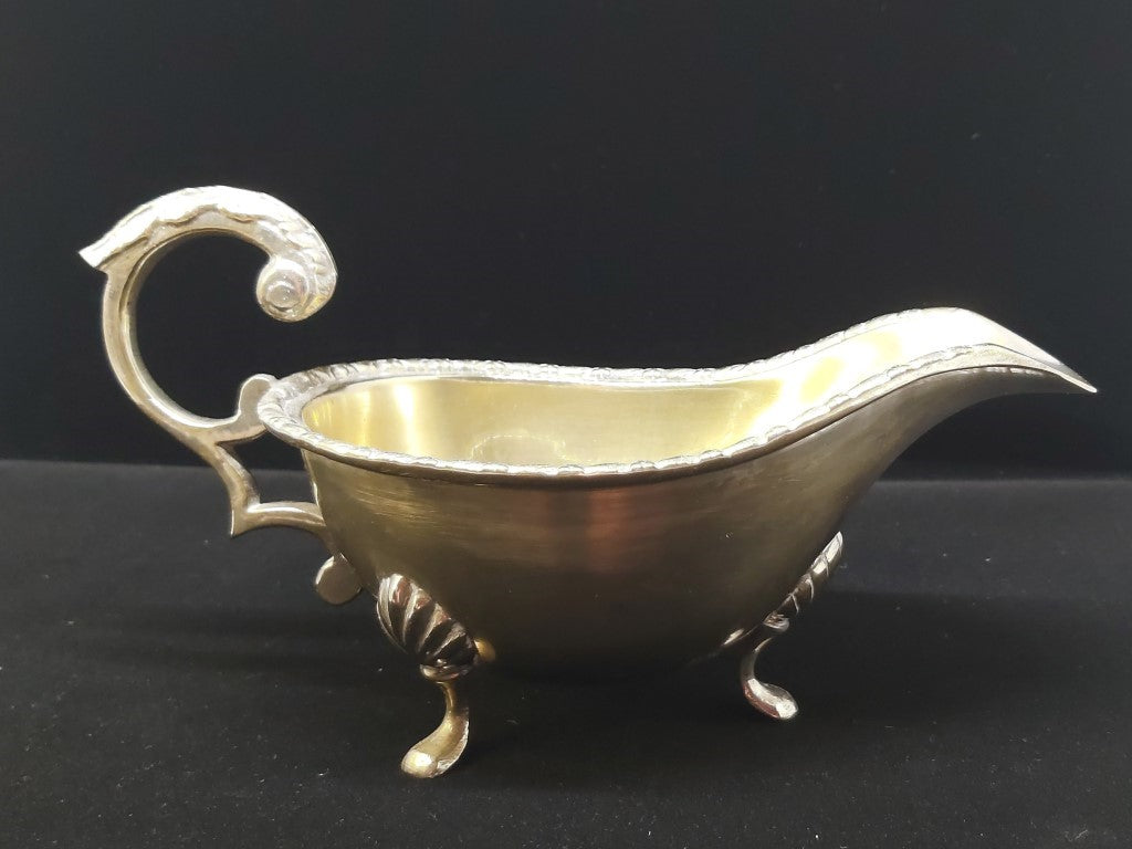 Ornate Heavy Vintage EPNS Gravy / Sauce Boat