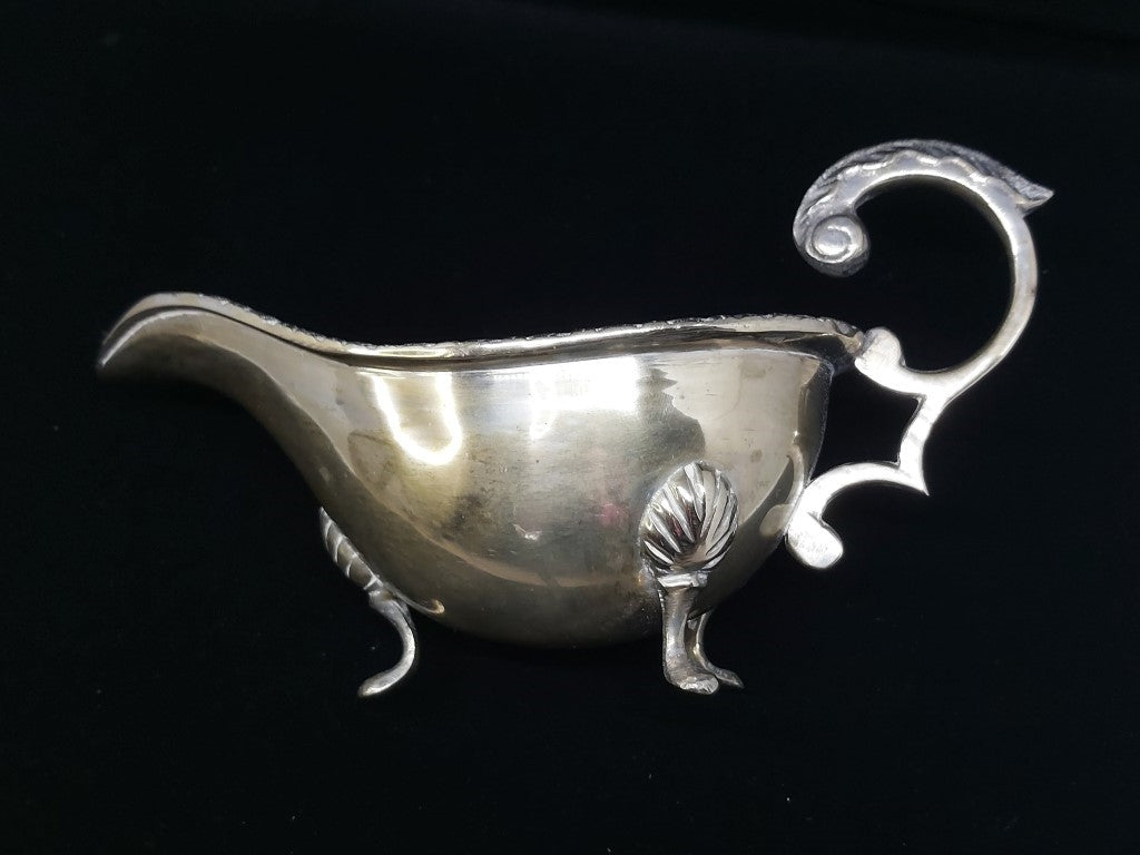 Ornate Heavy Vintage EPNS Gravy / Sauce Boat