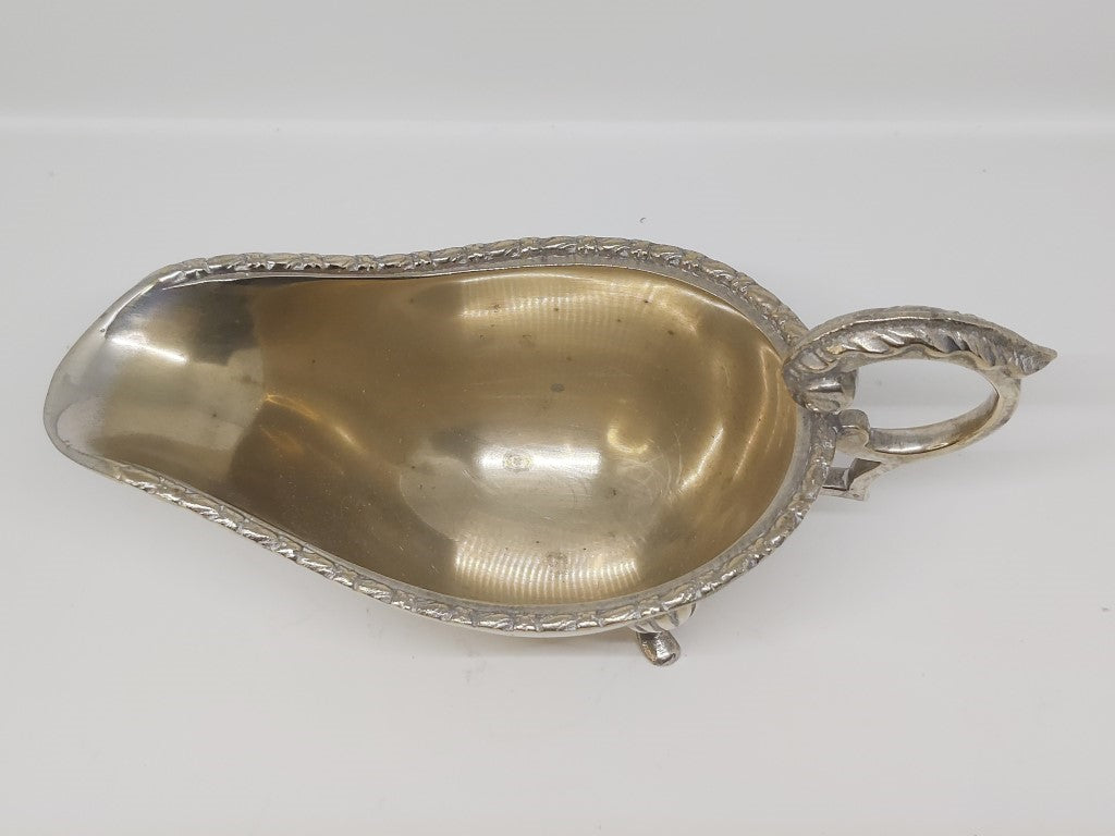 Ornate Heavy Vintage EPNS Gravy / Sauce Boat
