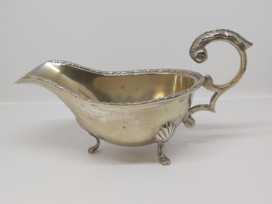 Ornate Heavy Vintage EPNS Gravy / Sauce Boat