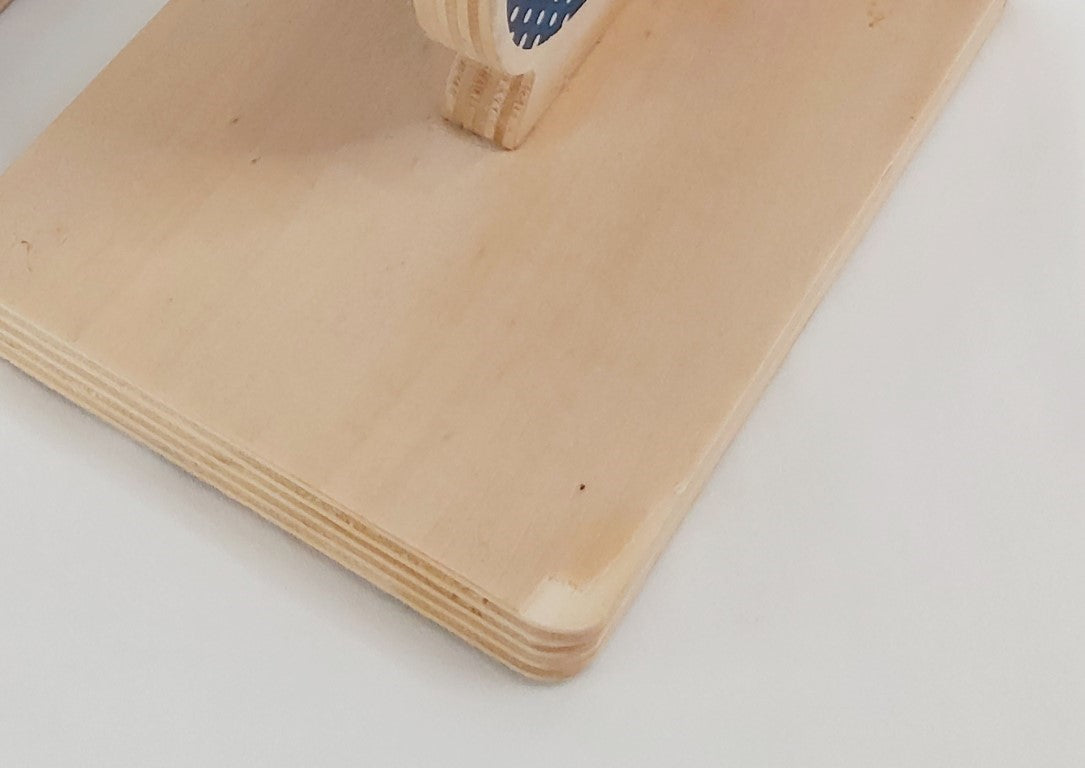Pair of Wood Scandi Bird Bookends