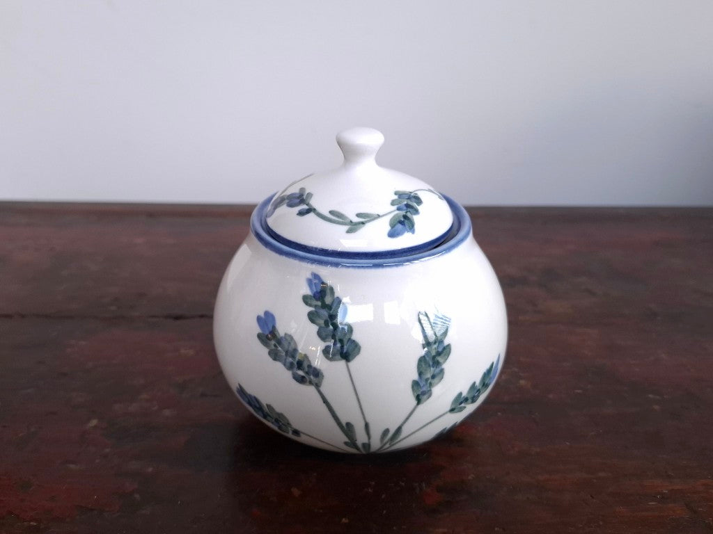 Temuka Pottery Lavender Sugar Bowl