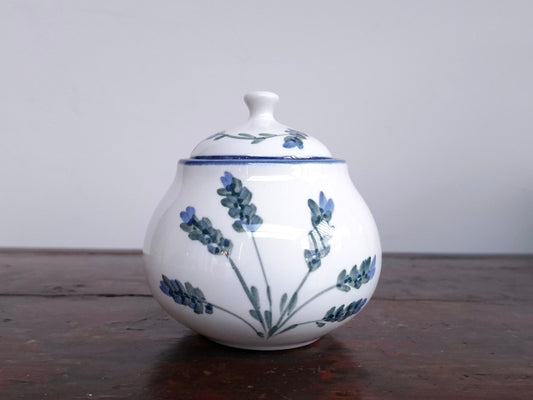 Temuka Pottery Lavender Sugar Bowl
