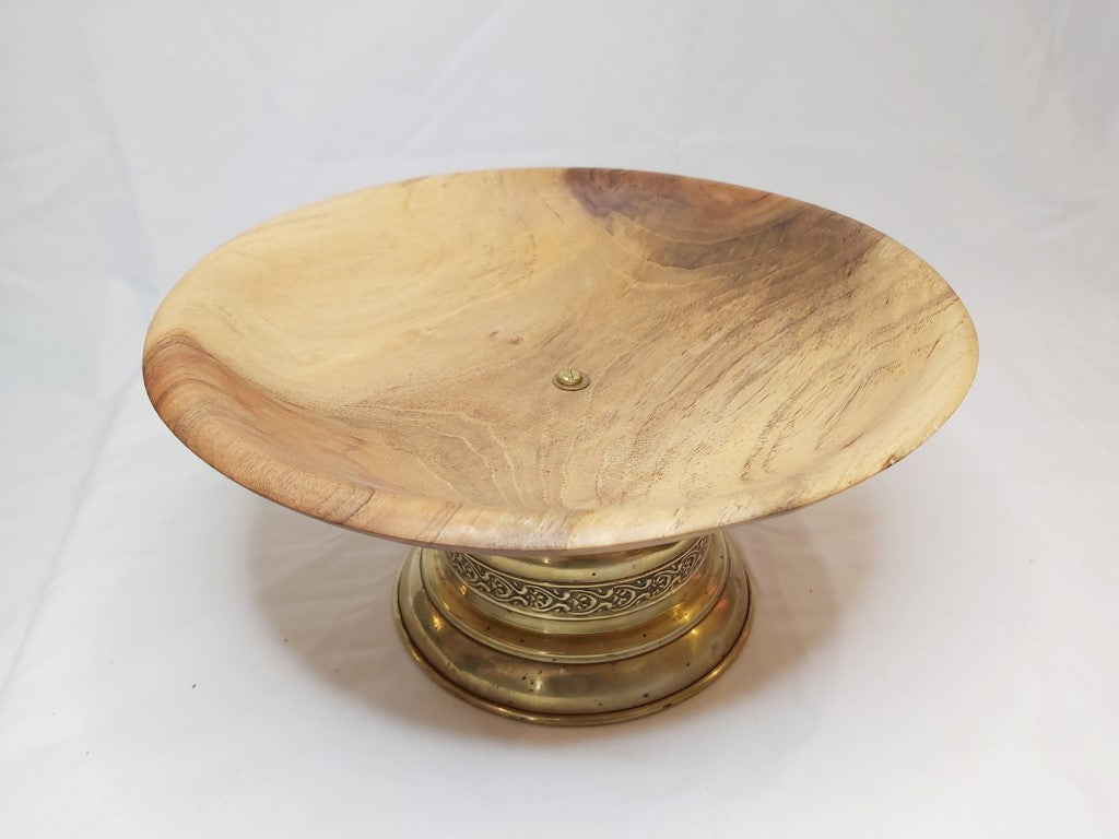 Unique Brass Trophy Pedestal Bowl