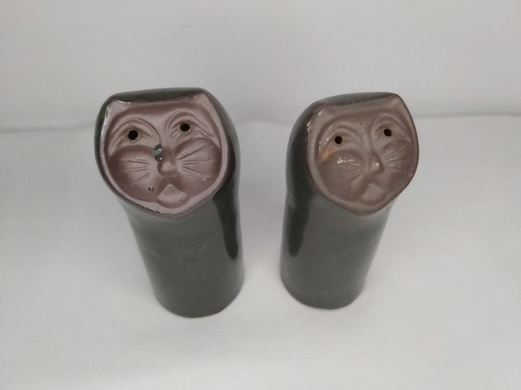 Japanese MCM Cat Salt & Pepper Shakers