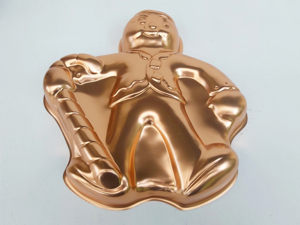 Gingerbread Man Copper Baking Mould Tin