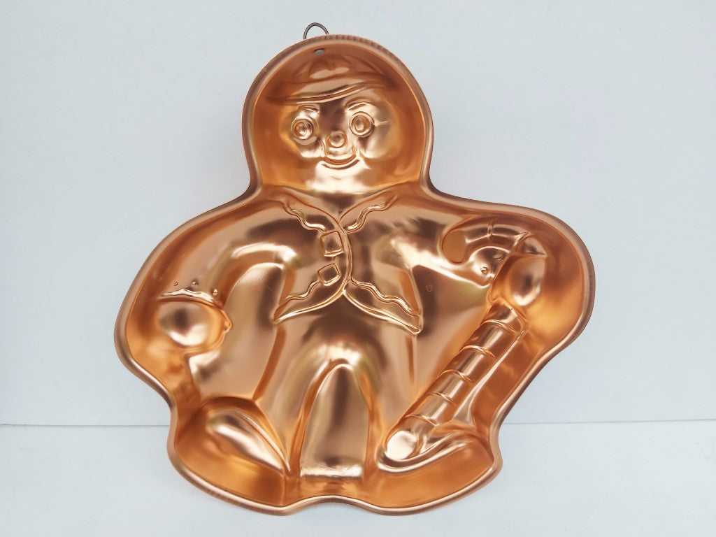 Gingerbread Man Copper Baking Mould Tin