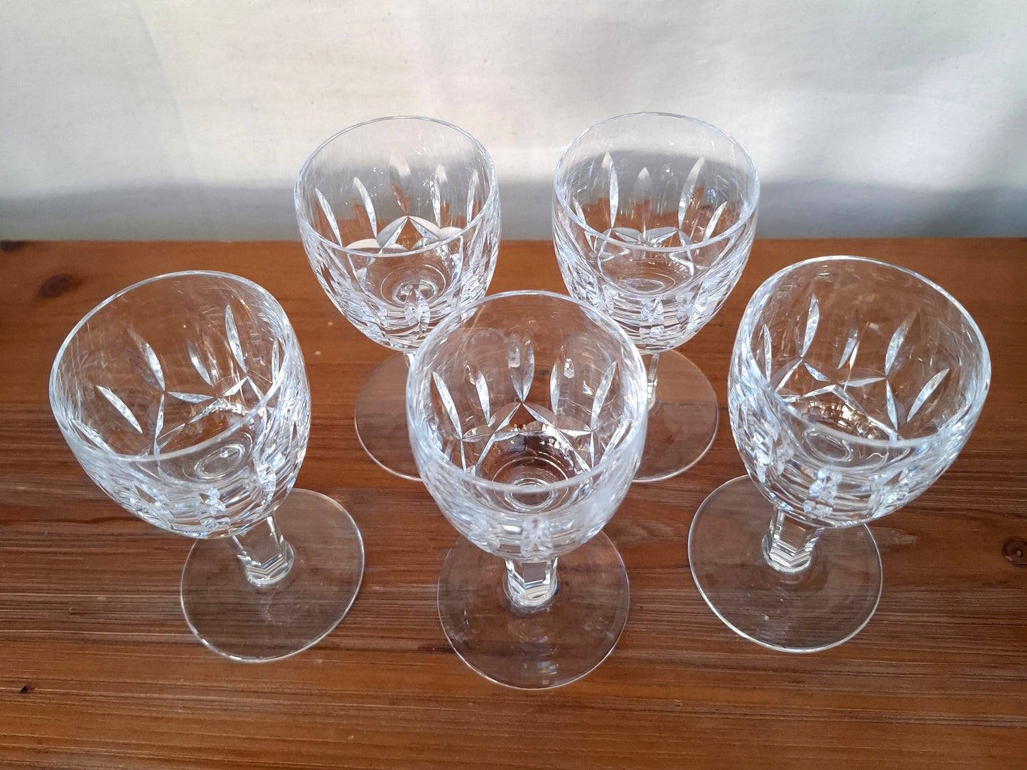 Waterford Kildare Port Glasses Set of 55.5cm dia x 11.5cm high