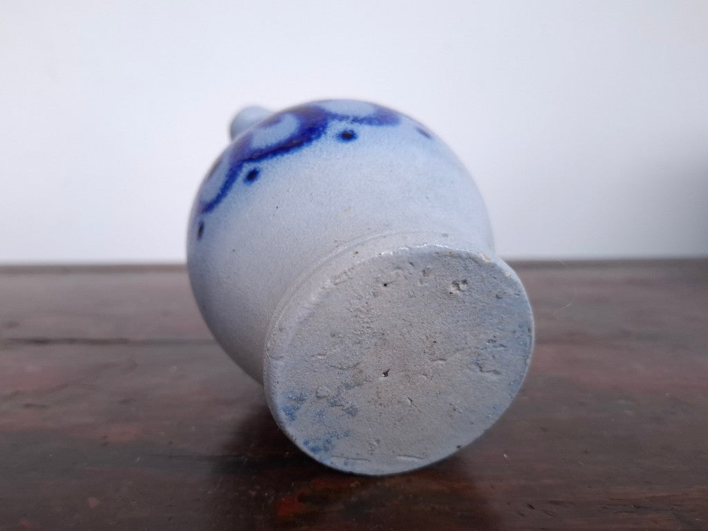 German Cobalt Grey Salt Glaze Jug