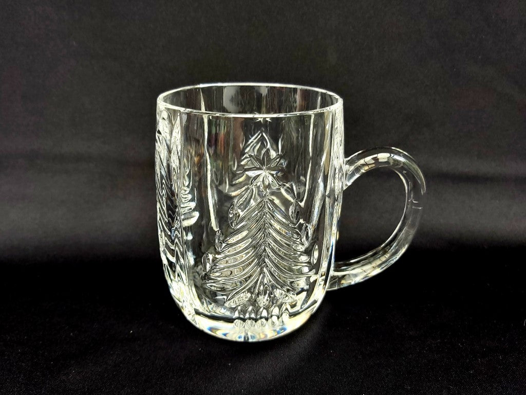 Mikasa Crystal Christmas Mug / Tankard