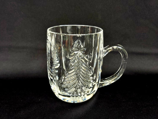 Mikasa Crystal Christmas Mug / Tankard