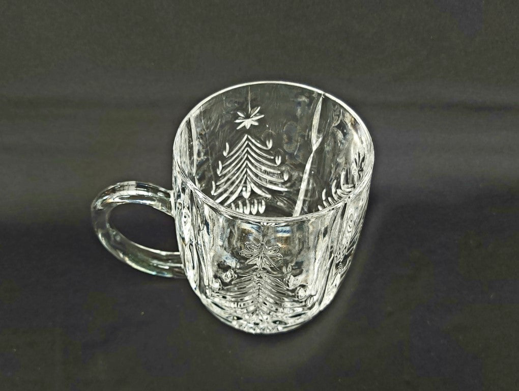 Mikasa Crystal Christmas Mug / Tankard