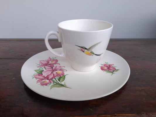 Wood & Sons Hummingbird Tea Cup & Plate